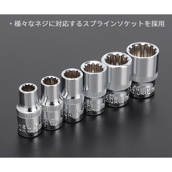 mA。　2点セット Pro-Auto ミニリバース＆スプラインソケットセット MRG-1425S