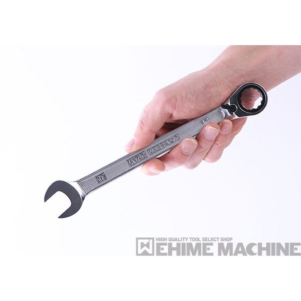 KTC ラチェットコンビネーションレンチ サイズ17mm 13°オフセット 送り