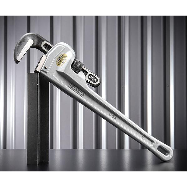 RIDGID リジッド 31100 818 アルミストレートパイプレンチ 全長450mm 
