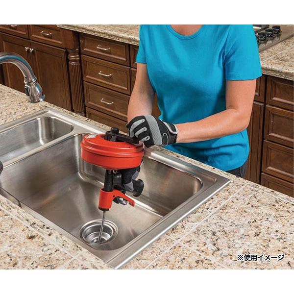 RIDGID ドレンクリーナー パワースピン+ 57043 : エヒメマシン Yahoo