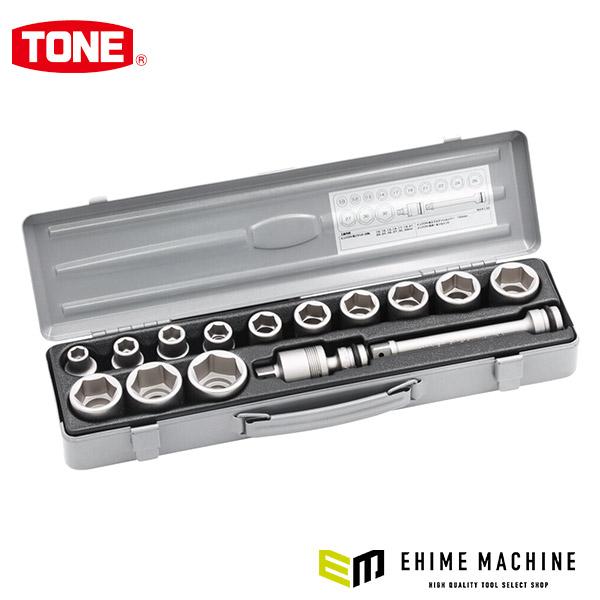 TONE（トネ） インパクト用ソケットセット(樹脂トレー付) 15pcs 差込角