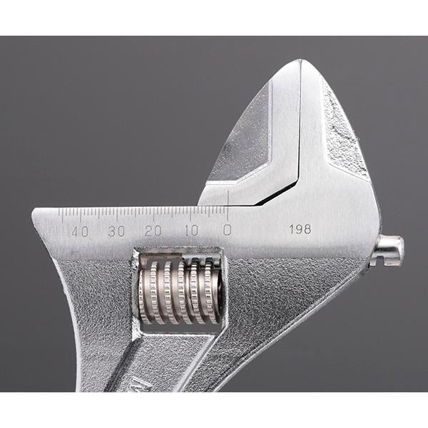 TONE（トネ） ハイパーウォームモンキレンチ(目盛付) 全長300mm (MWR