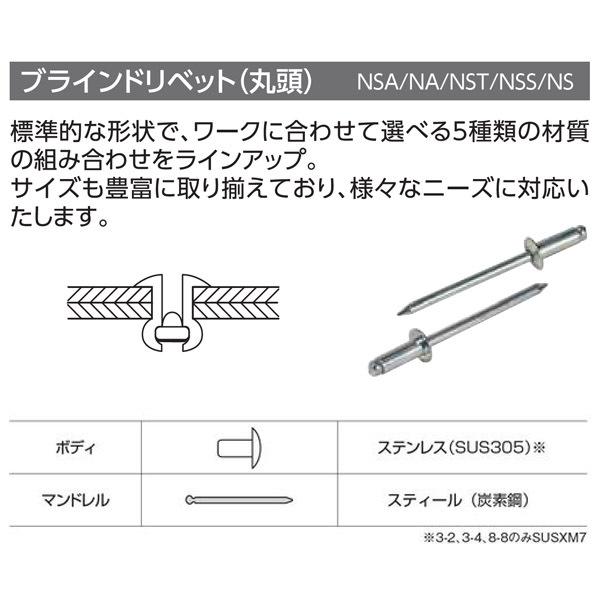 LOBSTER ロブテックス ブラインドリベット(ステンレス LOBSTER ロブテックス ブラインドリベット(ステンレス