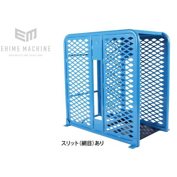 [メーカー直送業者便]長崎ジャッキ NTE-LS1 タイヤ安全囲い 大型 スリット有 1連