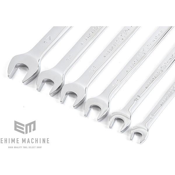 GEARWRENCH コンビネーションレンチ６本セット SK11 コンビネーションレンチセット ガンメタリック仕上 SMS-06GMS