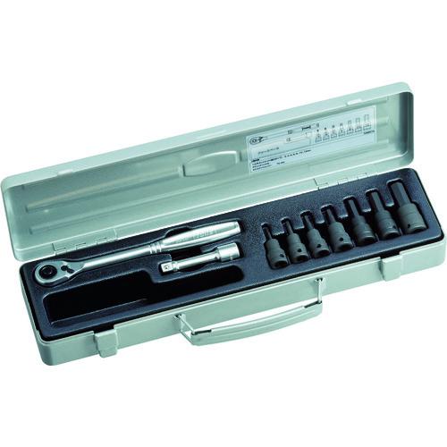 TONEヘキサゴンソケットレンチセット Amazon | トネ(TONE) ヘキサゴンソケットレンチセット 400M 差込