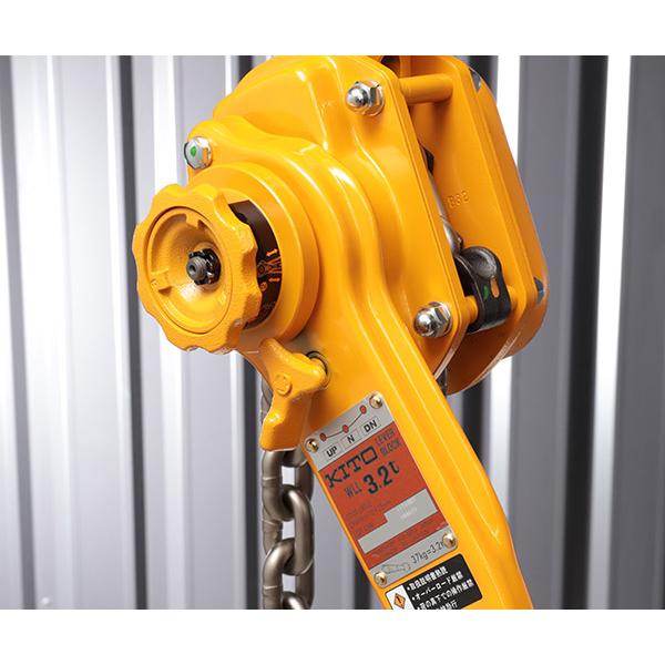 KITO（キトー） キトーレバーブロックL5形 定格荷重3.2t 標準揚程1.5m