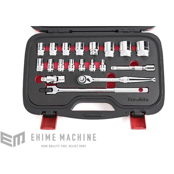 Pro-Auto PA4019 1/2 DR.14PCS ソケットレンチセット プロオート