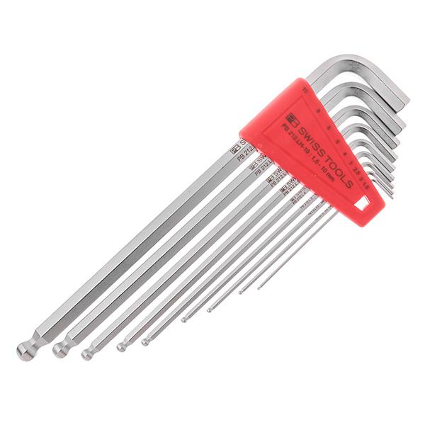 PB SWISS TOOLS 212LH-10 ボール付ロング六角レンチセット(パックナシ