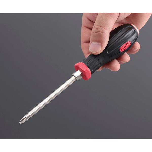 TONE パワーグリップドライバー(貫通) (+)No.2 (PGPD-002)(4953488306583) トネ | TONE | 06