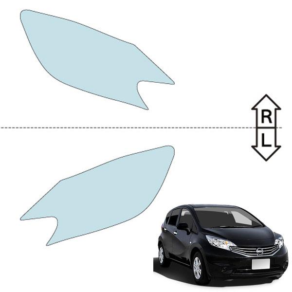 エシュロン ヘッドライトプロテクションフィルム 日産 ノート H24.9