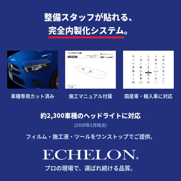 エシュロン ヘッドライトプロテクションフィルム スズキ フロンクス R6
