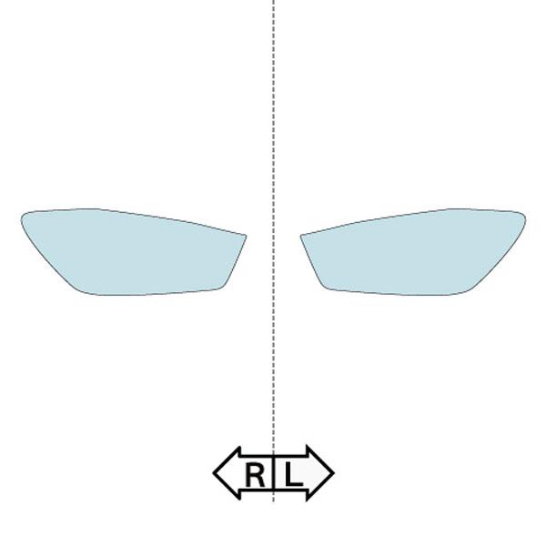 カット済みヘッドライトプロテクションフィルム  メルセデスベンツ GLE クーペ (R5.9-) (W167(167333型)) (PH3135D2305A0SA)の画像