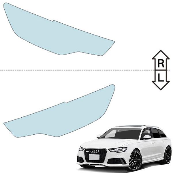 カット済みヘッドライトプロテクションフィルム  アウディ RS6 アバント (H25.10-H27.6) (4GCRDS型) (Base) (PH3226F1305A0SA)の画像