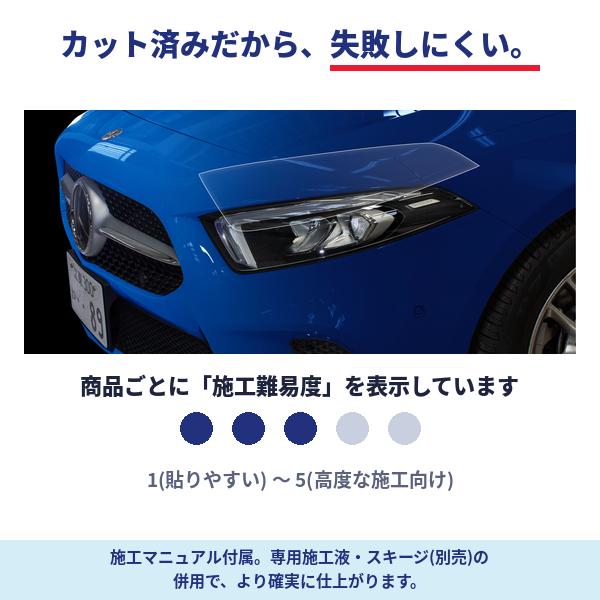 エシュロン ヘッドライトプロテクションフィルム ルノー Alpine A110