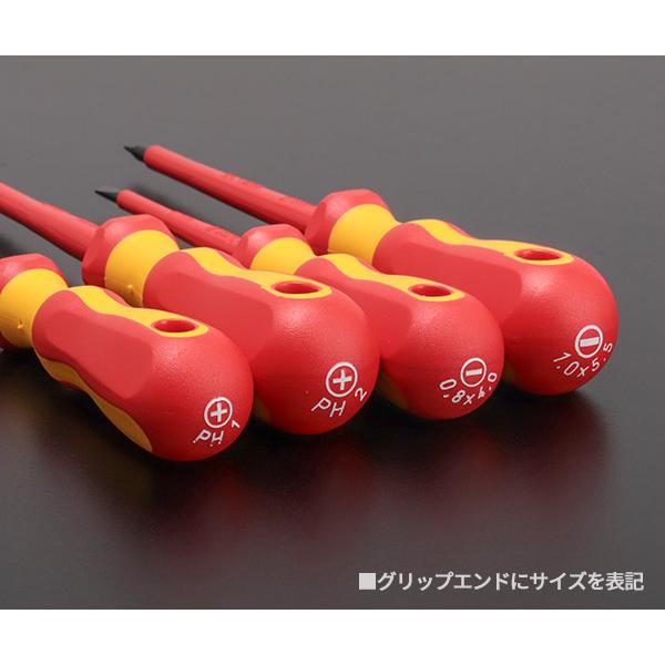 KTC 絶縁ドライバーセット 4本組 ハイブリッド車用工具 PMDEZA4