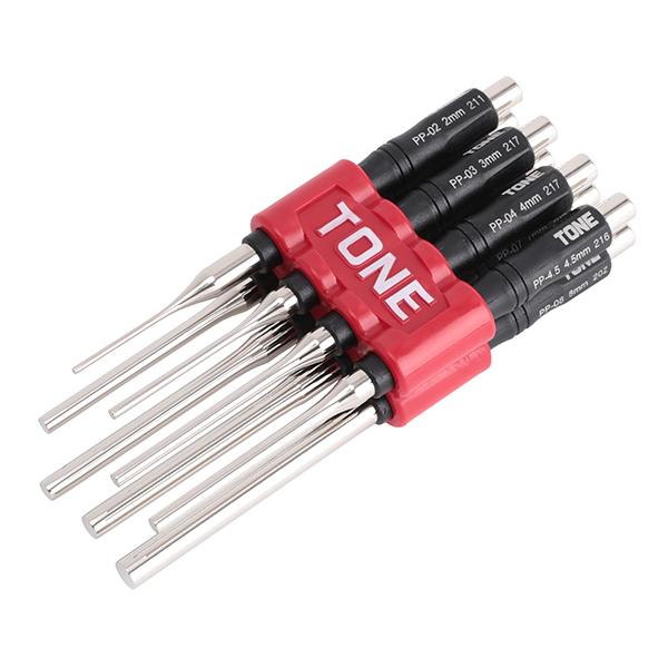 TONE（トネ） ピンポンチセット ビニールパック入り 8点セット (PP800P