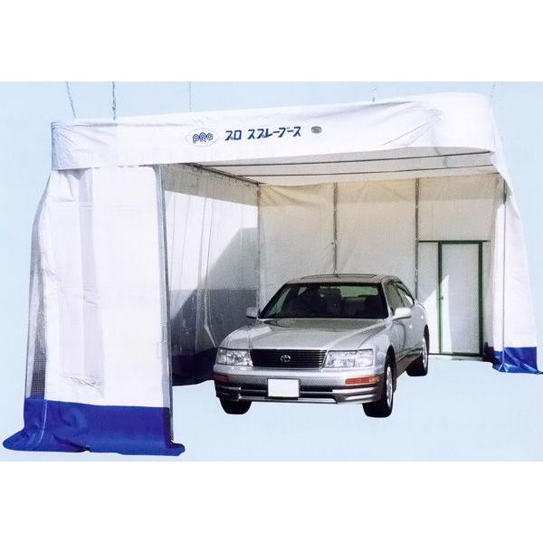 [受注生み出すこと/別途貨物輸送止むを得ず] 大豊産業 プロスプレーブース PSH-O HR 200V ハンガー吊下/ドライブ・オンタイプ ※法人様押さえる 道具、工具-その他塗装道具