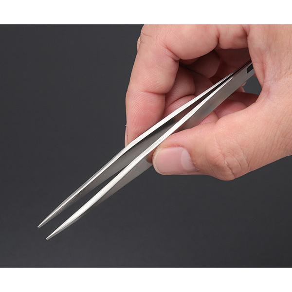 エンジニア（ENGINEER） PT-17 鉄腕ピンセット 先平タイプ ステンレス