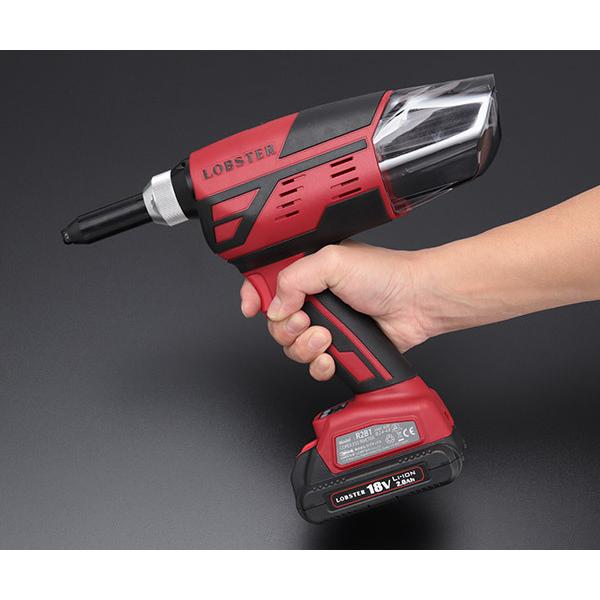 ロブテックス R2B1 コードレスリベッター エビ LOBSTER ロブスター