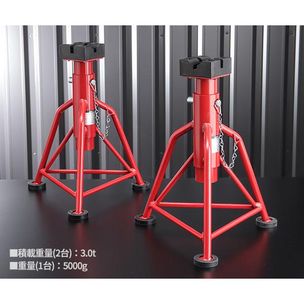 リキマエダ ジャッキスタンド 馬 7トン トラック用