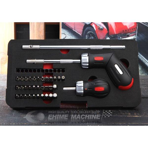 TONE（トネ） ラチェット式ドライバーセット 37点セット (RDS32