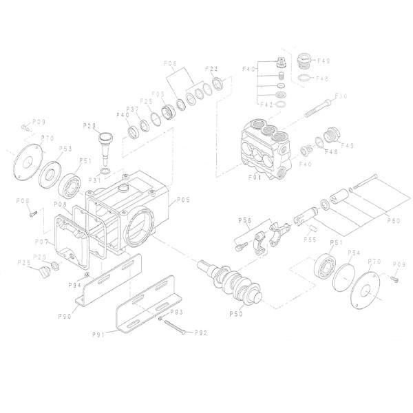 メーカー直送品] オカツネ プランジャーポンプ RG-313R用パーツ