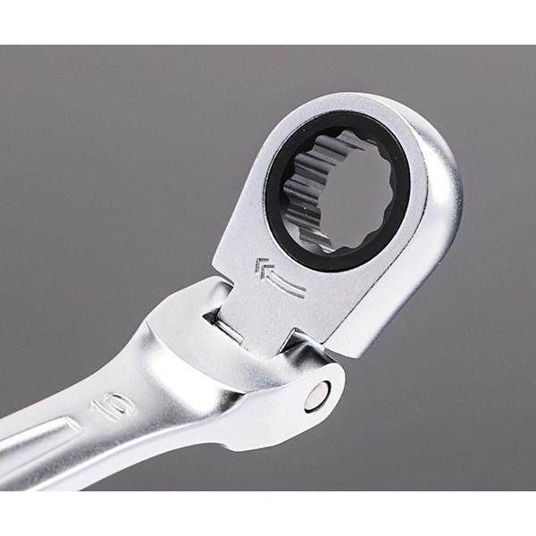 TONE 首振クイックラチェットめがねレンチ 10mm (RMFQ-10