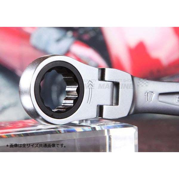 TONE（トネ） 首振クイックラチェットめがねレンチ 12mm (RMFQ-12