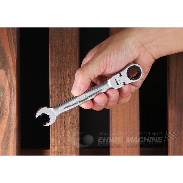 TONE（トネ） 首振クイックラチェットめがねレンチ 13mm (RMFQ-13