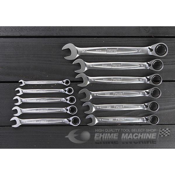 【新着商品】トネ(TONE) 切替式ラチェットめがねレンチセット RMR110 TONE（トネ） 切替式ラチェットめがねレンチセット 10pcs (RMR110
