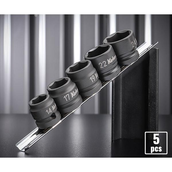 コーケン 12.7sq. ショートインパクトソケットレールセット RS14401MS/5 Ko-ken 工具 の商品画像