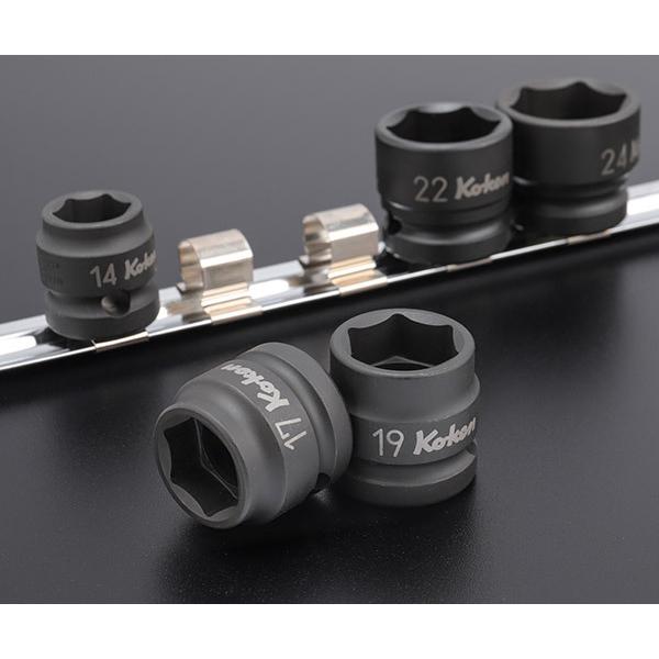 【中古】コーケン Koken 14401MS インパクトレンチソケット 5点セット Ko-ken（コーケン） 12.7sq. ショートインパクトソケットレールセット