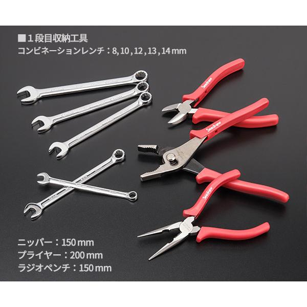 SEEDNEW シーズニュー 9.5sq. ツールセット 39点（ブラック） S