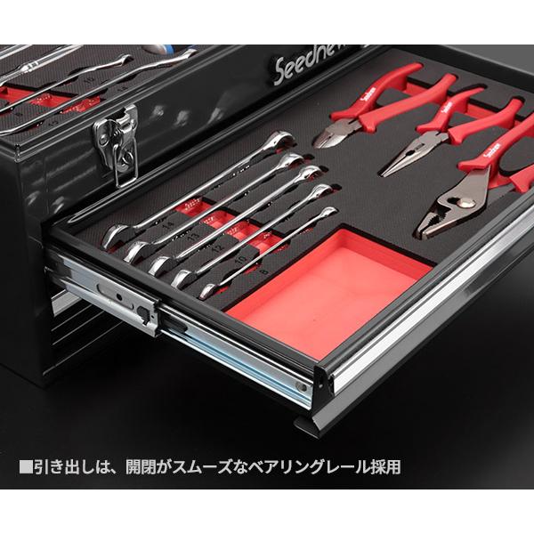 SEEDNEW シーズニュー 9.5sq. ツールセット 39点（ブラック） S