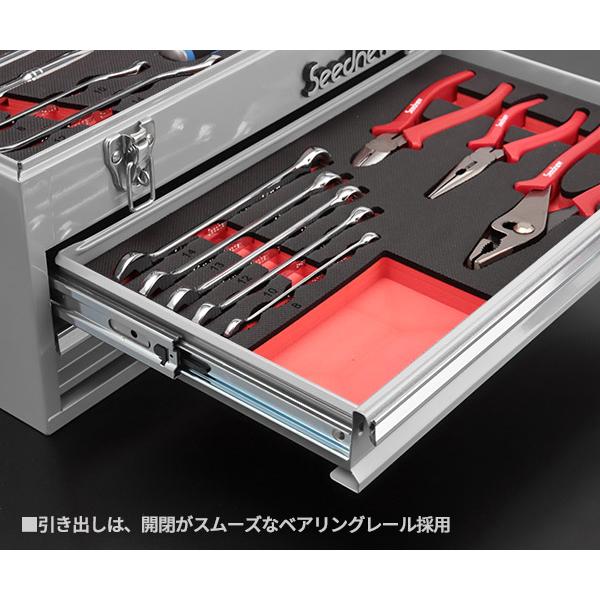 SEEDNEW シーズニュー 9.5sq. ツールセット 39点(シルバー) S SEEDNEW シーズニュー 9.5sq. ツールセット 39点(シルバー) S