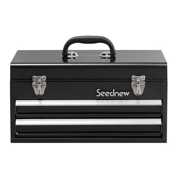 SEEDNEW シーズニュー 2段引出しツールケース（ブラック） S-A302BL 
