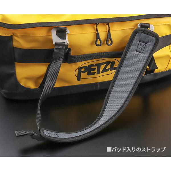 PETZL（ペツル） 日本正規品 ダッフル 65 イエロー 大容量ギアバッグ