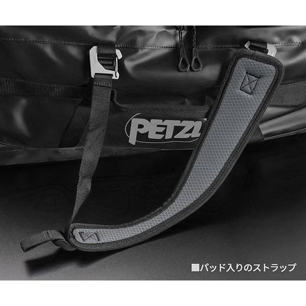 PETZL（ペツル） 日本正規品 ダッフル 85 ブラック 多機能ギアバッグ