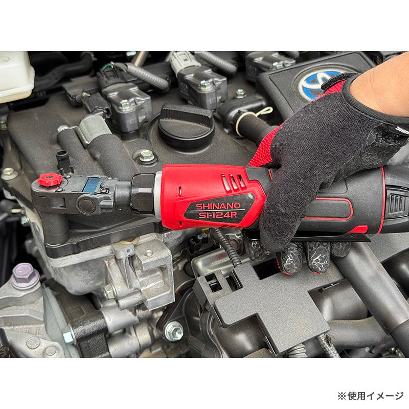 信濃機販　電動ラチェットレンチ 信濃機販（SHINANO） SHINANO SI-124R-1 10.8V 9.5sq コードレス