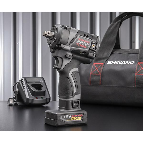 信濃機販 SHINANO SI-166W-1 12.7sq. 10.8Vコードレスインパクト 信濃機販 SHINANO SI-166W-1 12.7sq. 10.8Vコードレスインパクト