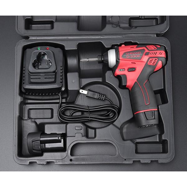信濃機販 10.8V コードレスインパクトドライバー 電池パック2個 信濃機販 10.8V コードレスインパクトドライバー 電池パック2個