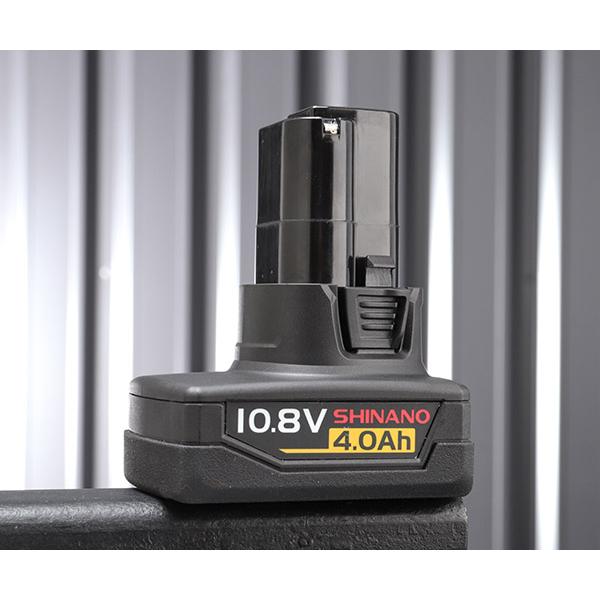 信濃機販（SHINANO） SHINANO SI-166W用バッテリーパック 10.8V 4.0Ah