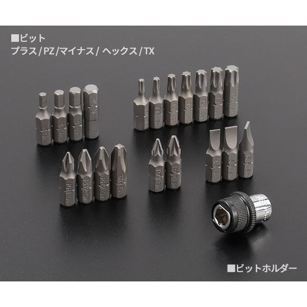 SIGNET（シグネット） 1/4DR 38PC ソケット＆ビットセット（6角