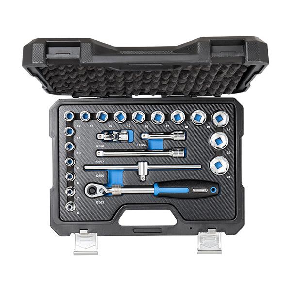 SIGNET（シグネット） 3/8DR 22PC 伸縮ラチェットハンドル採用ソケット