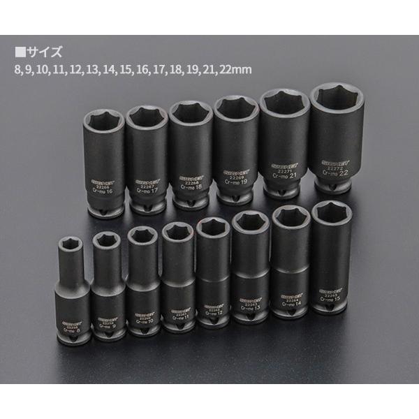 SIGNET（シグネット） 3/8DR 14PC ミリ ディープインパクトソケット