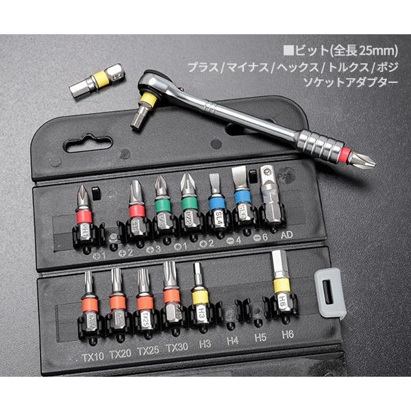 SIGNET（シグネット） ロールチョイス 23PC 1/4SQソケット&ビット