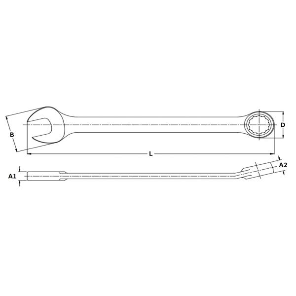 SIGNET シグネット 22mm コンビネーションレンチ (30222