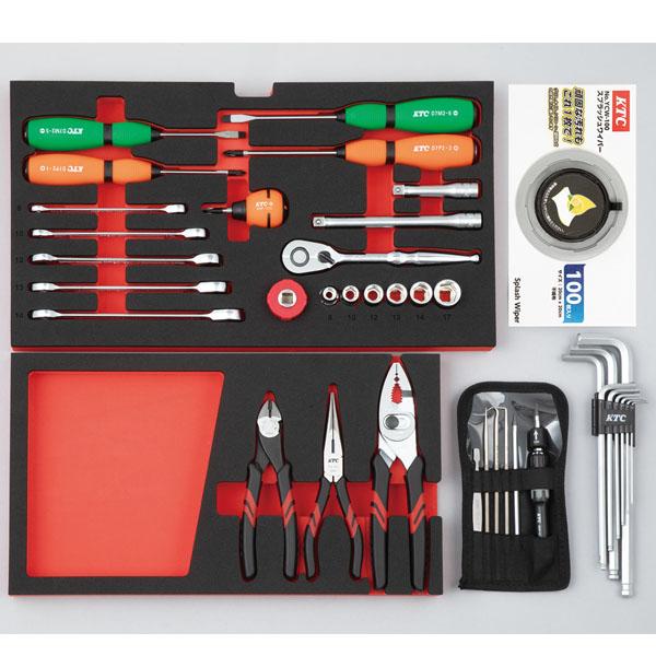 KTC 【特典付】 KTC SK34026XR 9.5sq. 工具セット 40点 京都機械工具