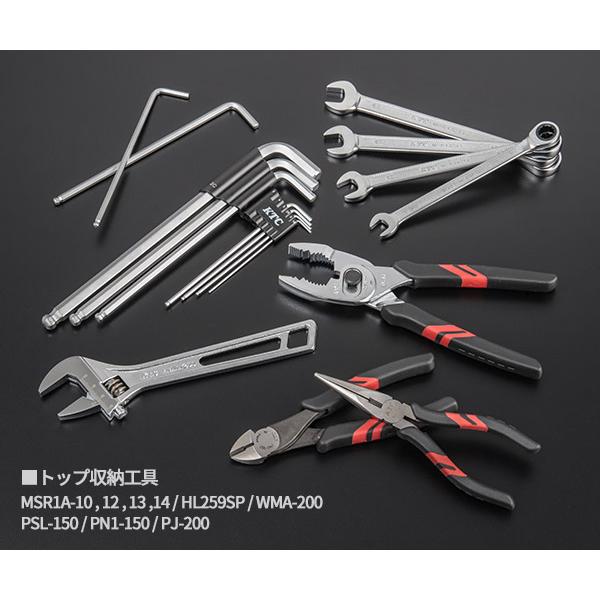 KTC (SK37220XODEM) 9.5sq. 72点 工具セット オリーブドラブ チェスト